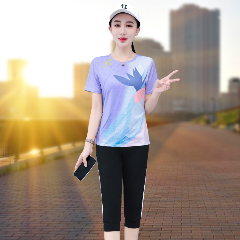 보라색(크롭팬츠 슈트)