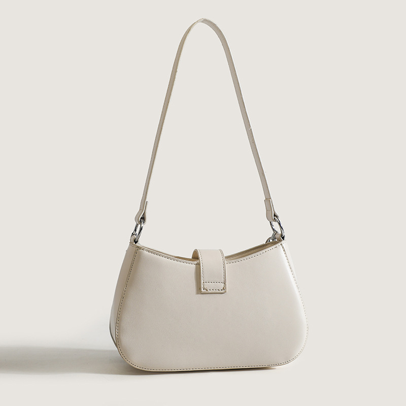 Trendy Textured Women's Shoulder Bag Niche Design Minimalist Style_voghion.com