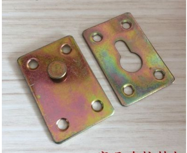 家具连接件 床挂扣 铁挂片 铁镜扣 镜子挂钩 镜挂扣插片画框配件