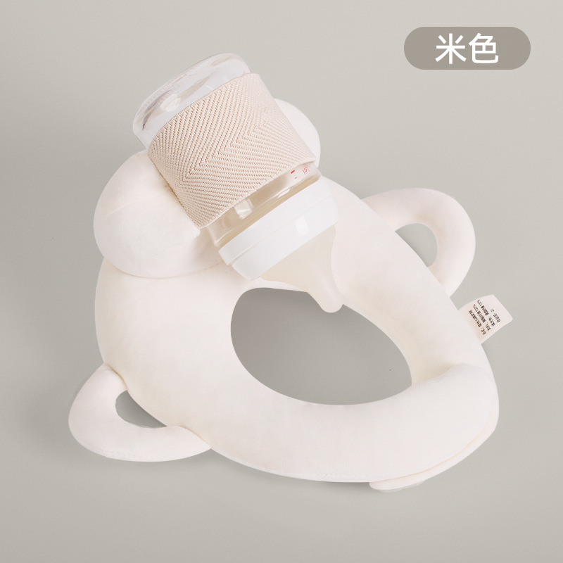 Crystal velvet handheld model-pure beige milk pad