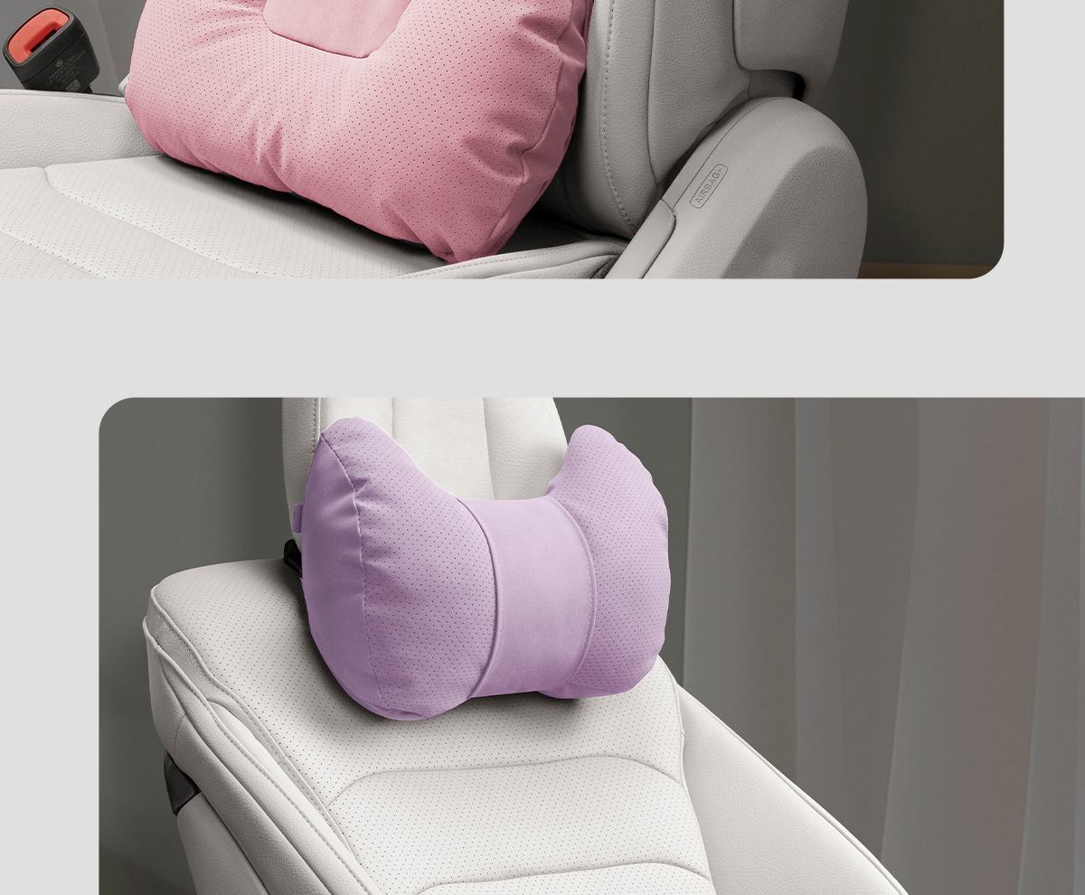 Car Headrest Neck Protector Car Seat Cushion Set 2025 New Model Car-Specific Pillow Lumbar Support Neck Pillow