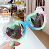 Children's cute fashionable sunglasses for princess, trend glasses, gradient
