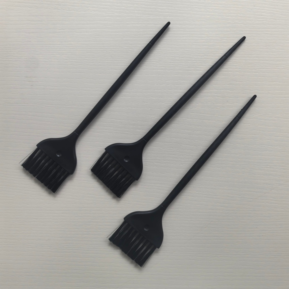 黑色塑料长手柄刷窗户凹槽缝隙清洁刷小家电吸尘器染发梳工具护发