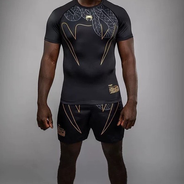 New Venom Compression Shirt for Men, Quick-Dry Compression Clothing for Fighting, Anti-Scratch Training Top for MMA, Boxing, Fitness, and Running