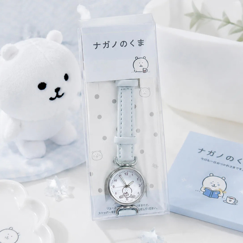 Self-Deprecating Bear Themed Watch for Girls, Suitable for Middle and High School Exams, Silent Student Cartoon Luminous Wristwatch, Quartz Watch, Birthday Gift