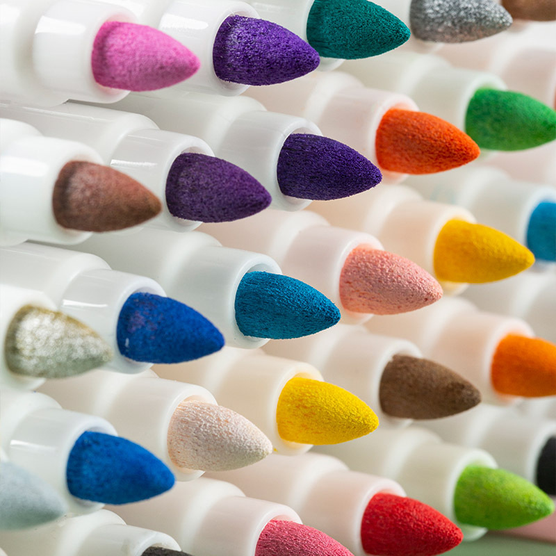 Guangna 7300 nylon cabeza redonda color regular marcador acrílico a base de agua traje 12 color 24 color 36 color transfronterizo exclusivo