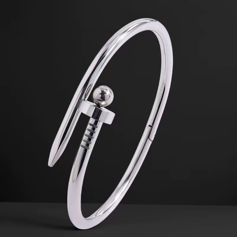 Женский браслет из нержавеющей стали с цирконом из титановой стали, ювелирные изделия, трансграничные поставки, трехцветный браслет, производитель, оптовая продажа