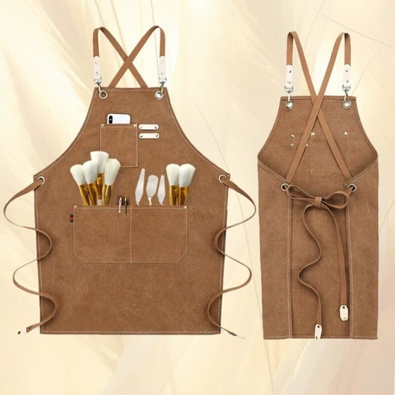 Apron for painting, art studio, oil painting, work clothes, long painting smock for watercolor Apron for painting, art studio, oil painting, work clothes, long painting smock for watercolor