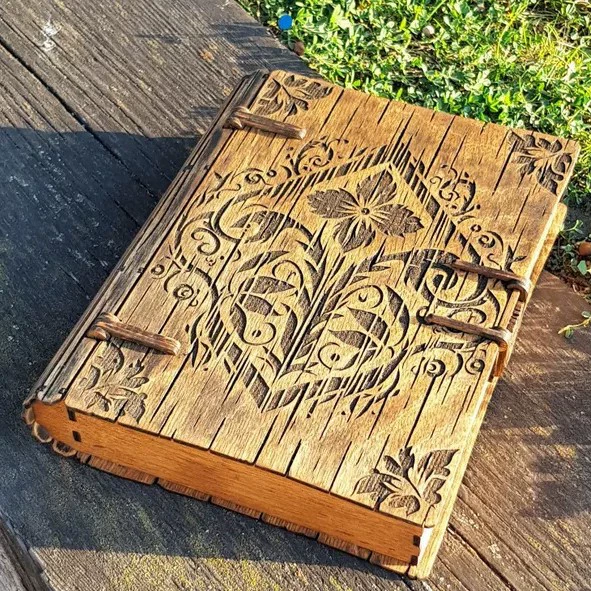 Трансграничная новая лесная волшебная книга деревянная коробка деревянная коробка для поделок