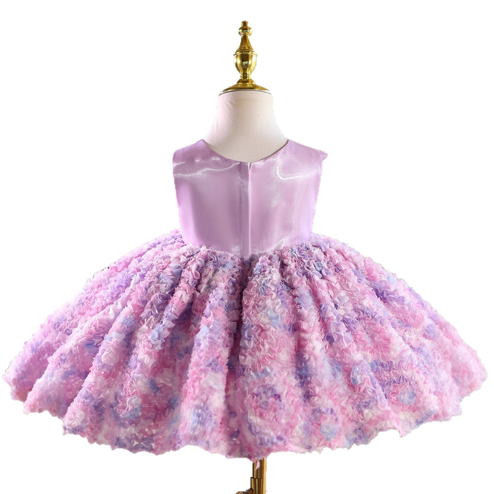 Robe de princesse mère et enfant pour fête d'anniversaire d'enfant, spectacle de piano, tenue pour le premier anniversaire d'une petite fille_voghion.com