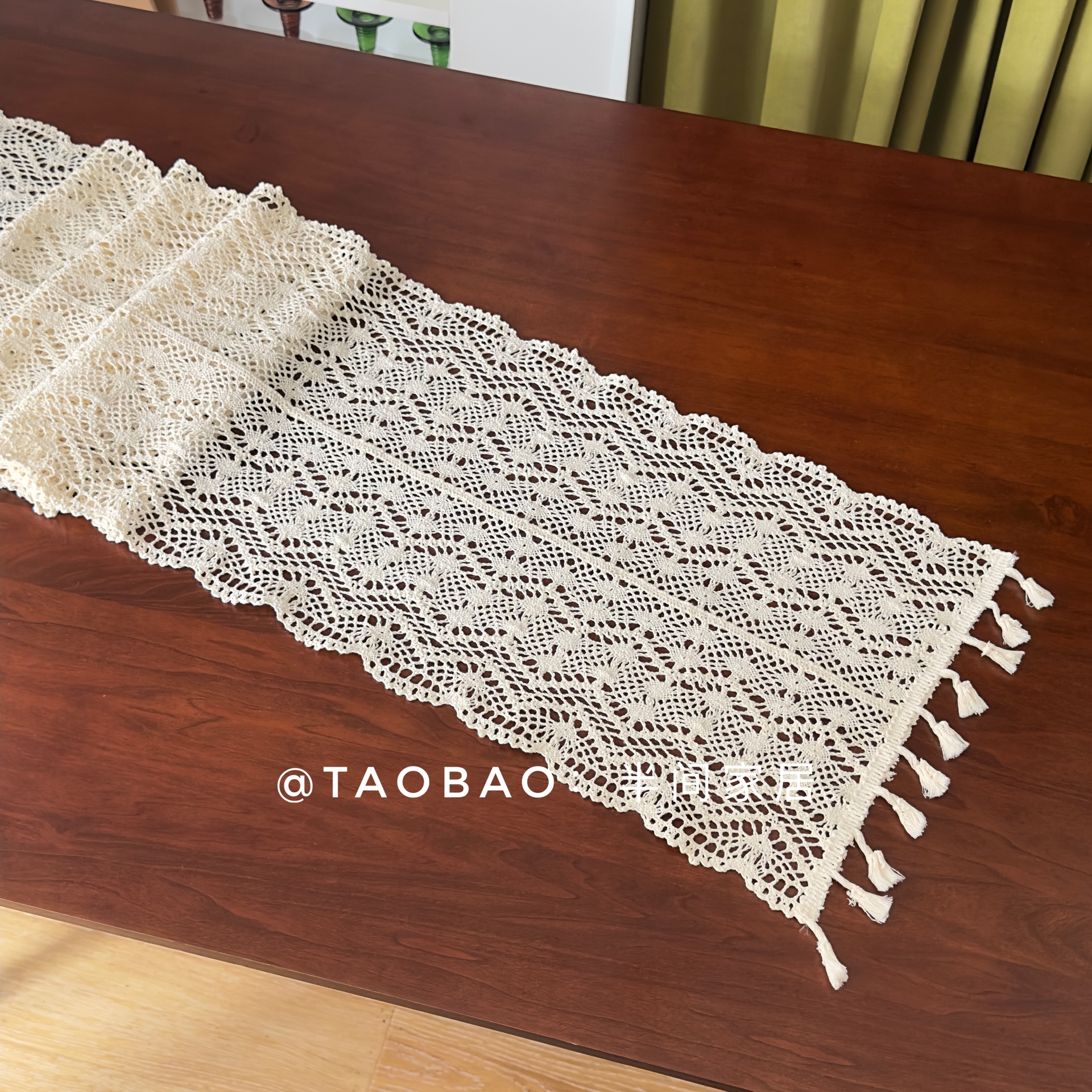 @wave flower width 27cm [tassel style]