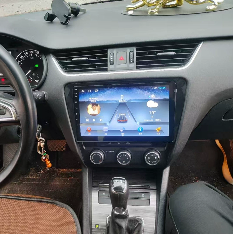 Skoda Octavia 10.2-дюймовый центральный сенсорный экран, Android автомобильный GPS-навигатор все-в-одном