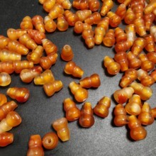 玛瑙珠子天然散珠古玩老型珠diy串珠配饰红玛瑙手工包浆