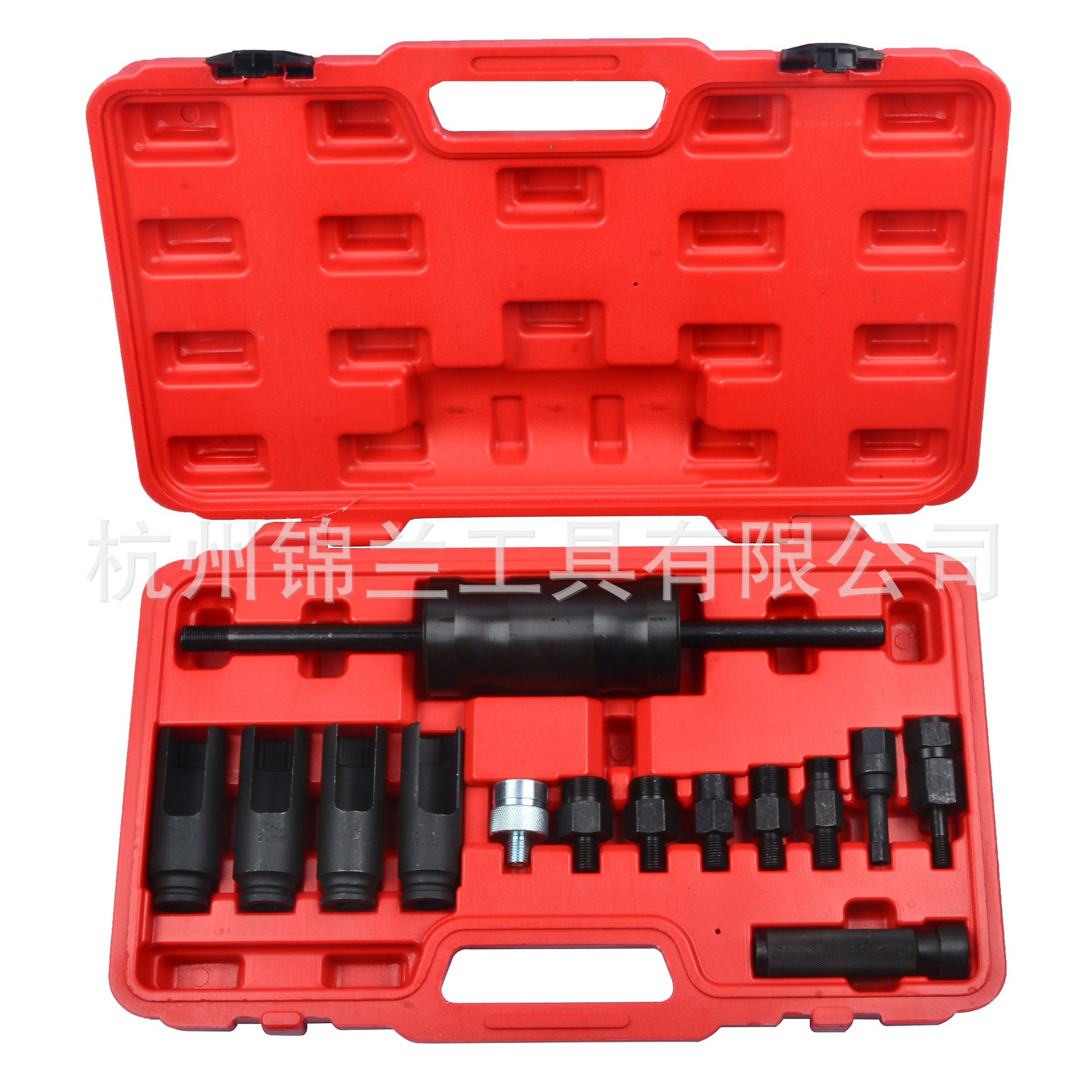 厂家直供14件套柴油喷油嘴拉马喷油嘴拆卸维护工具