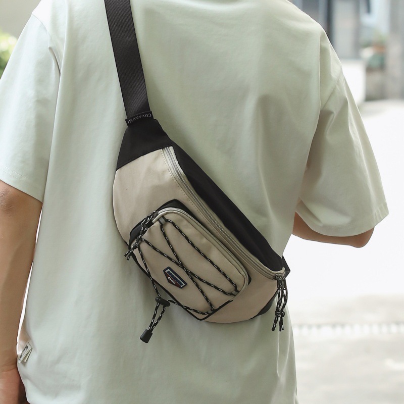 Bolso de pecho casual de moda para hombres 2024 verano nuevo bolso de mano móvil ligero bolso de mano para mujeres mochila de trabajo universal