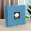 Square frame blue chrysanthemum