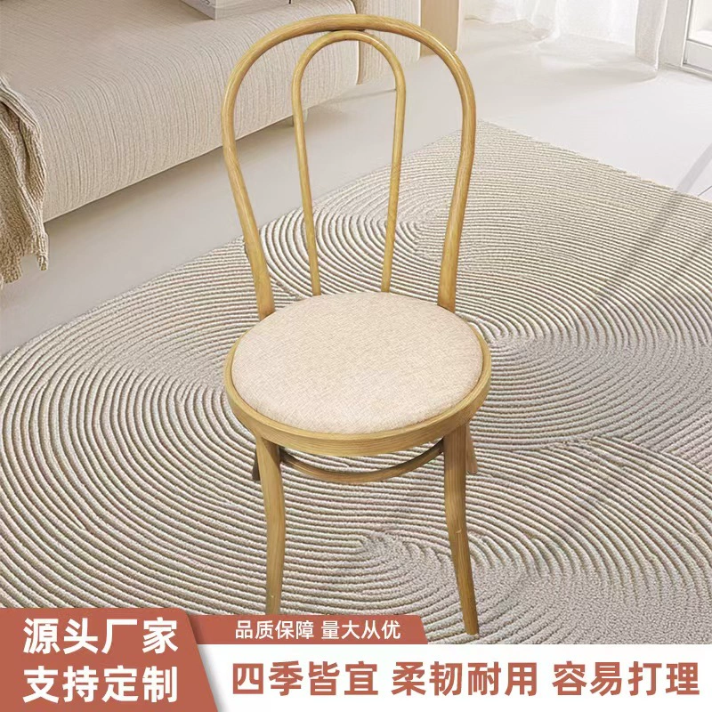 Садовый стул в американском ретро стиле, цвет дерева, белый, для кафе, свадебный, из кованого железа