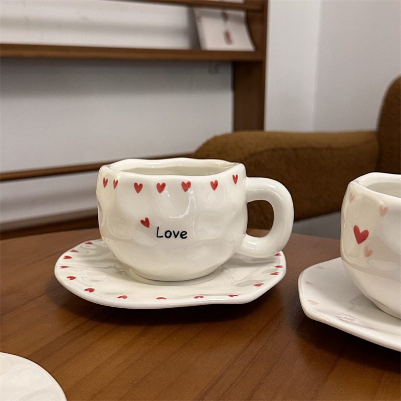 260g Weight Water Bottles Kitchen and drinking utensils 1 Piece Quantity Daily Occasion ceramics Material Heart Shape, Flower, Bow Knot Pattern Cute Style Cute Heart Shape Flower Bow Knot Ceramics Water Bottles 1 Piece 6