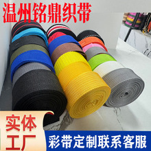 工厂pp丙纶织带美国纹彩色织带服装户外帆布包搬家袋辅料批发