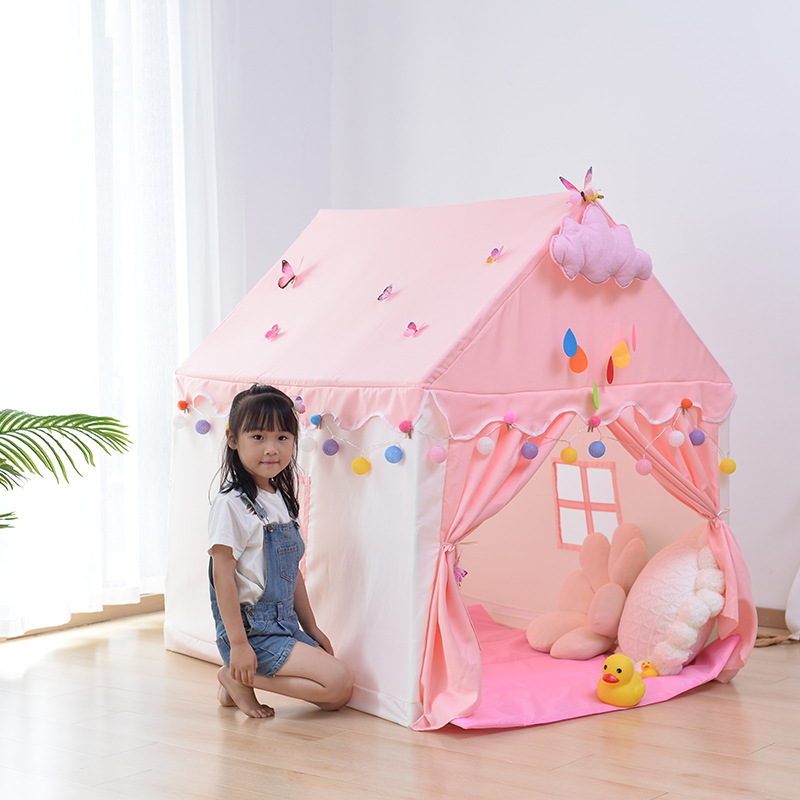兒童帳篷室內遊戲小房子公主房子寶寶男孩女孩遊戲玩具屋城堡批發