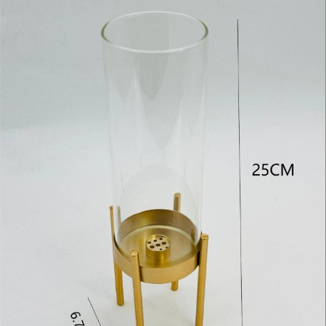 9개의 구멍이 있는 바닥이 없는 삼각형 정원 병 18cm