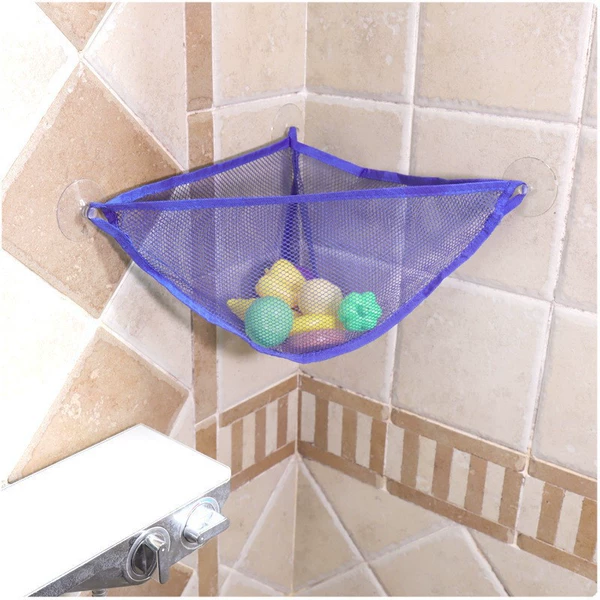 No. 2 triangle mesh bag: blue