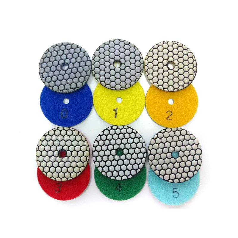 Pieza de pulido en seco de diamante pieza de pulido de piedra británica pieza de renovación pieza de pulido en seco pieza de pulido de agua de pieza de mármol granito pulido en seco