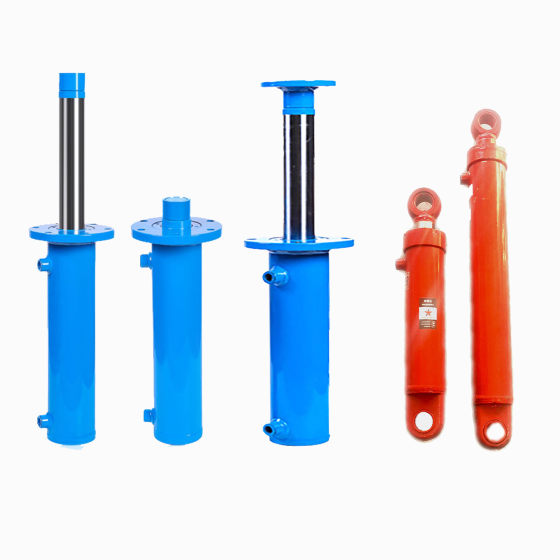 Liyang brand hydraulic cylinder HSG40 single and two-way 25mpa2 ton binaural non-standard hydraulic cylinder
