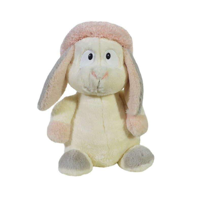 El Comercio exterior nuevo sombrero de esquí conejo muñeca conejo de peluche de juguete almohada para dormir regalo para niñas transfronteriza al por mayor