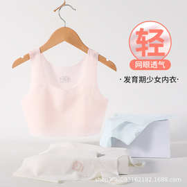 女童内衣小背心发育期12岁13儿童10小学生内穿女孩少女文胸中大童