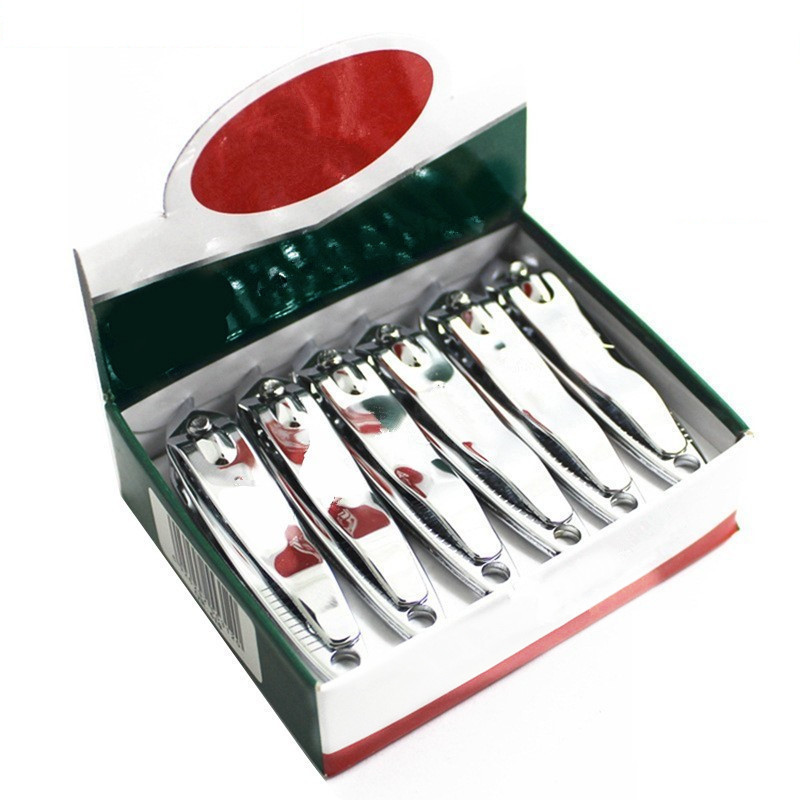 指甲剪刀QR610斜口不锈钢指甲钳甲沟修剪刀家居美甲工具用品批发