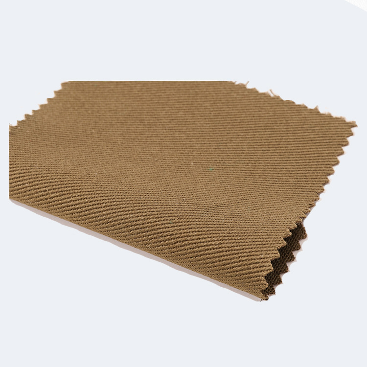 Alta calidad 280gsm 7s * 7s peinado twill lavado tejido chaqueta de tela de algodón grueso