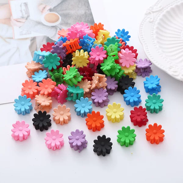 Baby hairpin candy color headdress flower clip South Korea elegant same style hairpin sunflower hairpin children clip