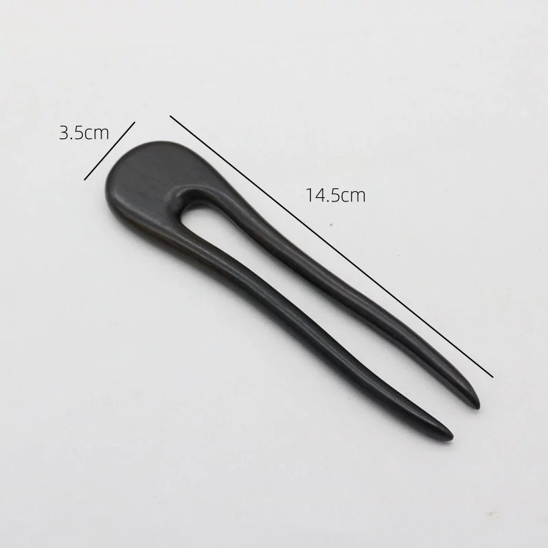 Round head double hairpin