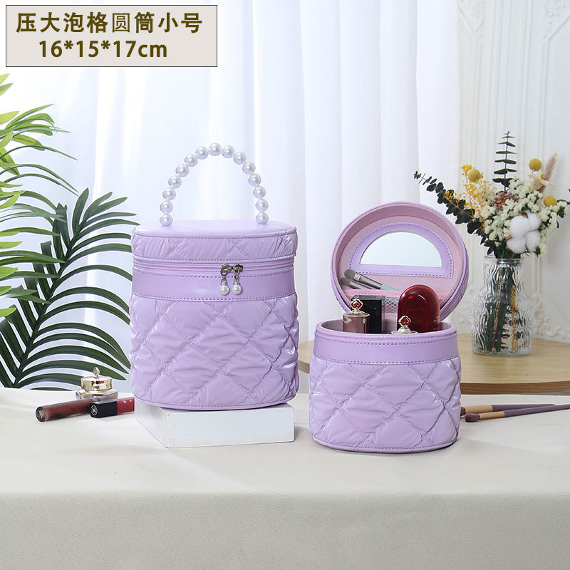 Nuevo estuche de maquillaje de burbujas, estuche de mano de alta calidad, estuche impermeable, bolsa de cosméticos portátil de gran capacidad al por mayor