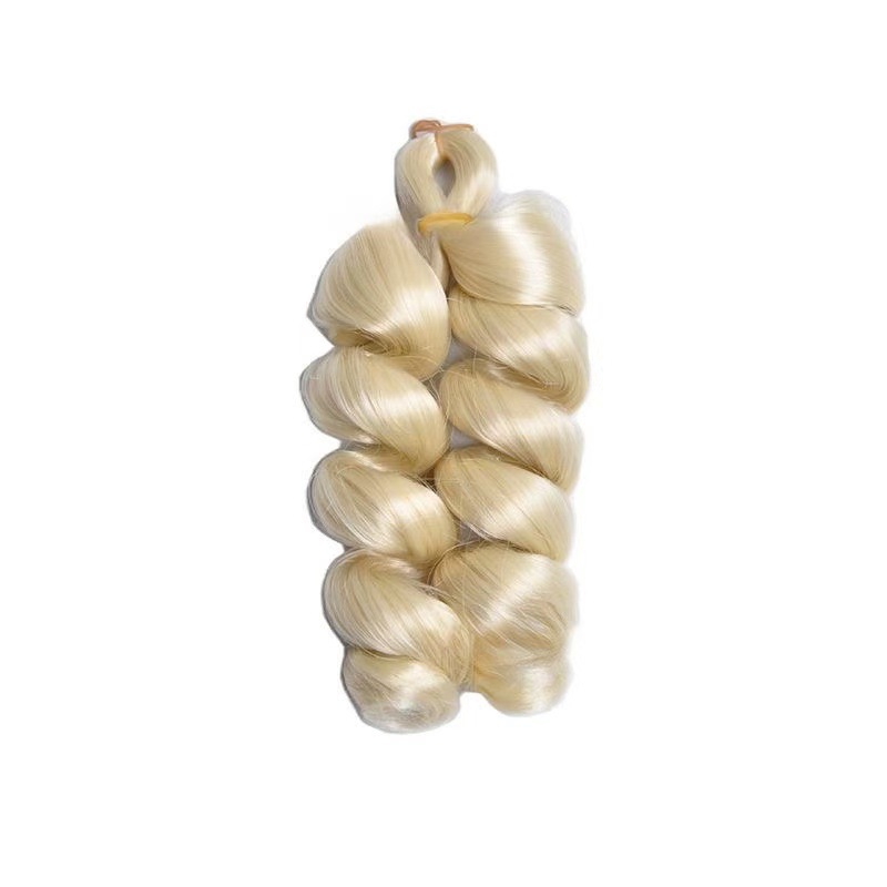 Fábrica directa de 12 pulgadas French Loose Curl Crochet Hair nuevo estilo de cabello de crochet africano