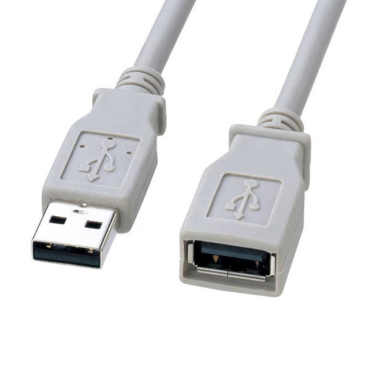 SANWA SUPPLY山业USB A-A 2.0延长线打印机线 KU20-ECEN3K线长3米