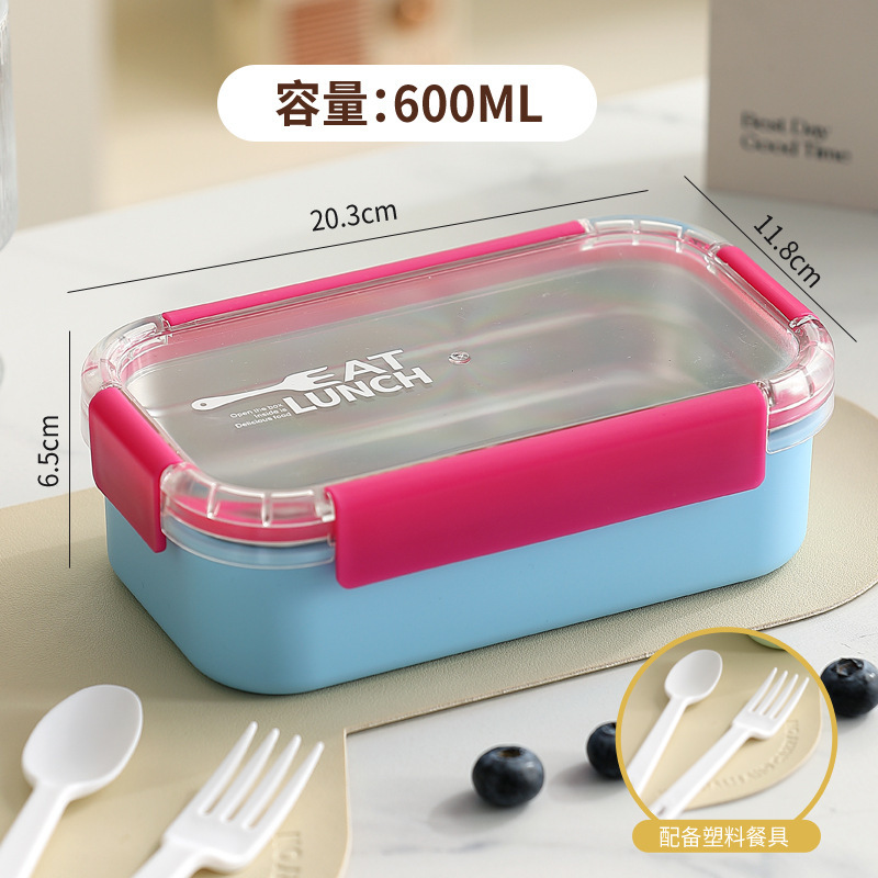 高品質 304 断熱ステンレス鋼弁当箱弁当箱電子レンジ学生オフィスワーカー密封弁当箱卸売|undefined