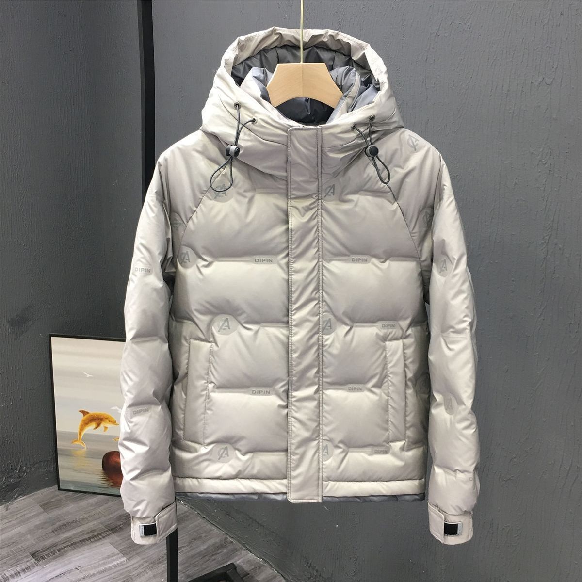 2025 invierno chaqueta de plumón hombre tendencia de otoño y invierno guapo casual versátil abrigo de invierno calentamiento nuevo hombre