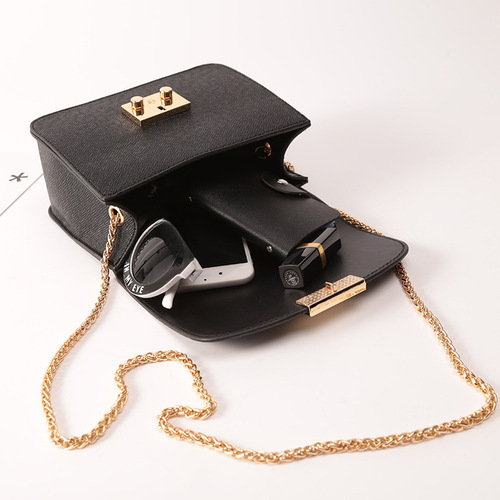 Bag Lady 2024 Spring New Chain Small Square Bag European and American Style Shoulder Bag Crossbody Bag Mini Phone Small Bag