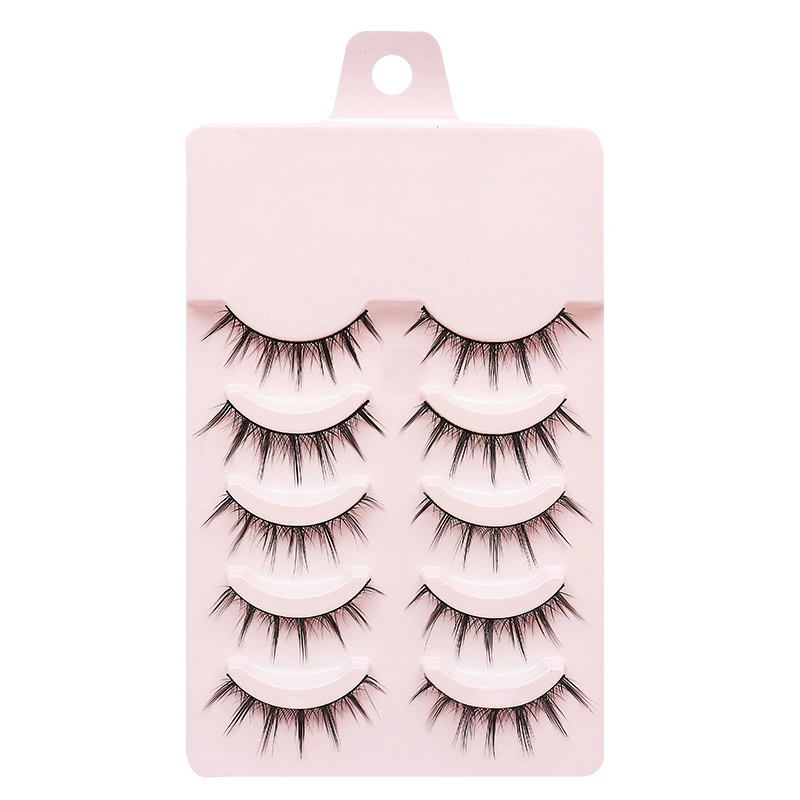 False Eyelashes DINGSEN, 5-Pair Set, Everyday & Cosplay Styles, Assorted Bands
