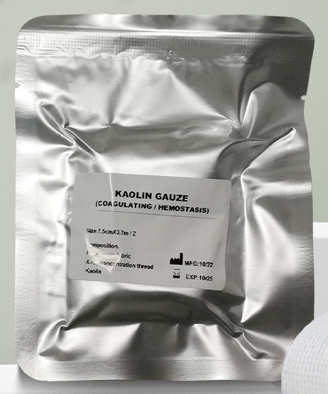 Caolín Gasa Hemostática