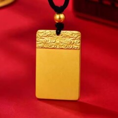 無事ペンダント、平安祥雲ペンダント、金銀包み、古代無垢ペンダント、結婚式、彼氏、彼女への新作3つのゴールド