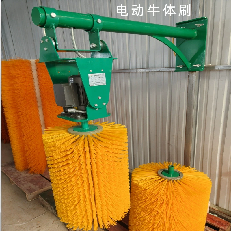 Электрическая щетка для животных от производителя: для коров, лошадей и овец, ветеринарная массажная щетка для чистки, полностью автоматический вращающийся ролик