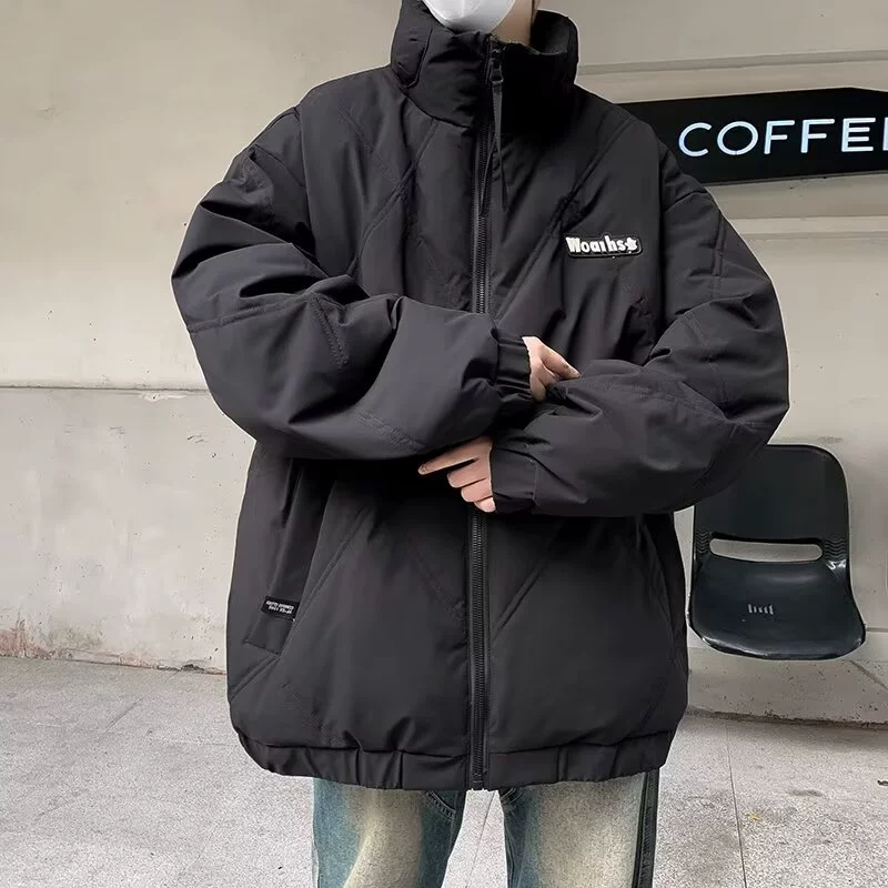 Down jacket for leisure, Korean style, for beloved, oversize