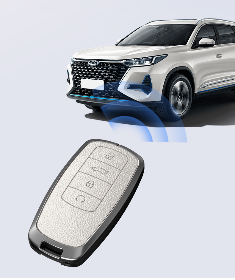 24 Models of Chery Key Covers Arrizo 5Plus New Model Baoruihu 5X/7 Men's and Women's High-End Car Key Shell Buckles