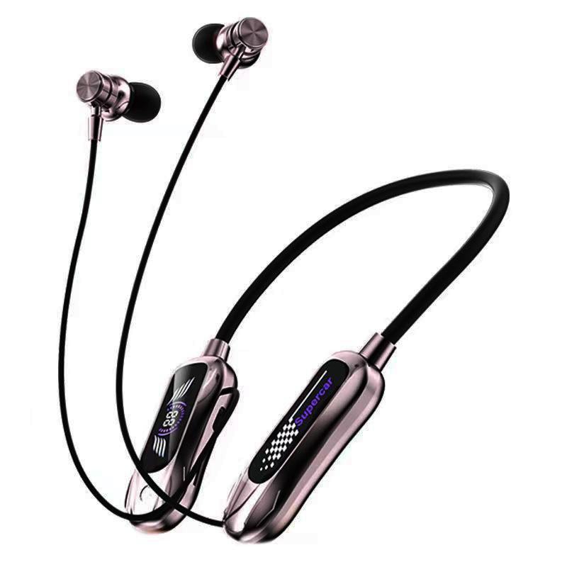 メモリカードを挿入できる首掛けBluetoothヘッドセット、内蔵サウンドカード、ノイズリダクション、長いバッテリー寿命、ライブブロードキャスト、音声変更、スポーツカーモデル|undefined