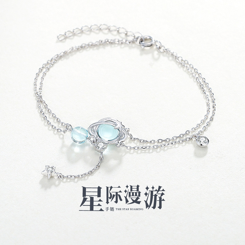 Star Star Bracelet Female Student Korean Style Simple Best Friend Mori Style Light Luxury Niche Design Ins Color-free Bracelet
