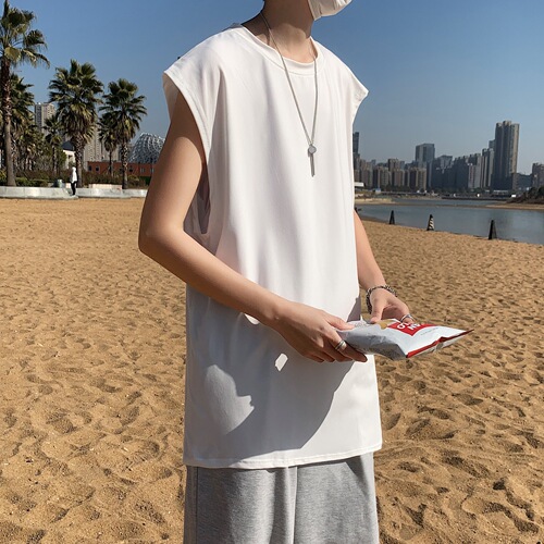 Pure Color Short Sleeve T-Shirt for Men, Hong Kong Style, Ins Trendy Summer, Korean Version, Loose Fit, Large Size, Student Upper Clothing, Breathable