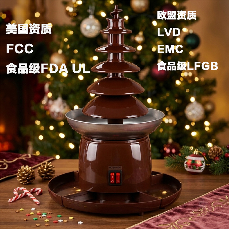 Cross-Border 6-Layer Chocolate Machine, Waterfall Fountain Machine, Molten Chocolate Melting Tower, DIY Chocolate Mixer Fountain Cross-Border 6-Layer Chocolate Machine, Waterfall Fountain Machine, Molten Chocolate Melting Tower, DIY Chocolate Mixer Fountain
